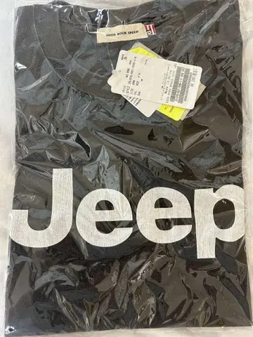 GOOD ROCK SPEED Jeep 로고 프린트 T 블랙