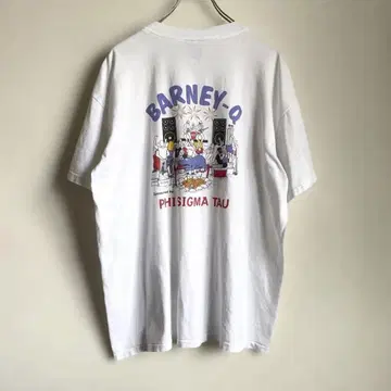 90s PHI SIGMA TAU 칼리지 프래터니티 프린트 티셔츠