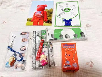 아라시 피칸치 베어브릭 단칫치 굿즈 4세트