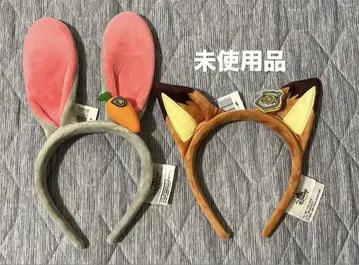 [미사용 새상품] 상하이 디즈니 한정판 주디 닉 머리띠 주토피아