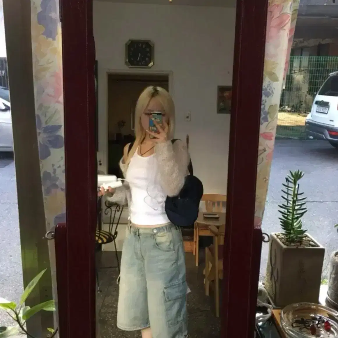 パンツ bonnae Graphic shorts (Ivory) bonnae Graphic shorts (Ivory)
