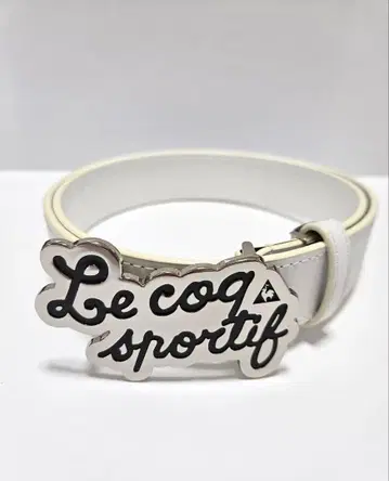 Le coq sportif 화이트 벨트 골프