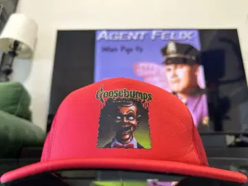 USA 구스범프 Goosebumps 호러 메쉬 캡 레드