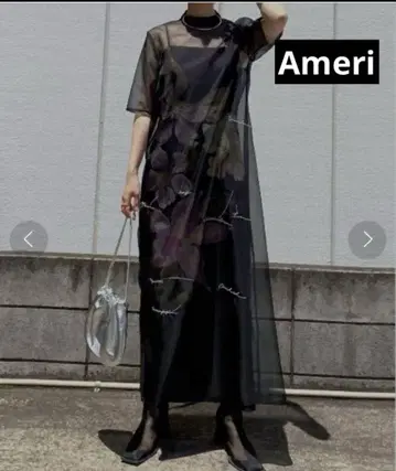 [ 아메리 빈티지 ] 케이타 마루야마 SHEER LAYERED DRESS