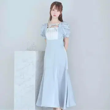 RoseMuse 로제뮤즈 Tack mermaid dress 그레이