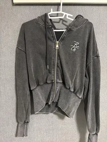 KsG 빈티지 가공 더블 지퍼 후드티
