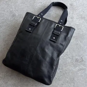 GAP 갭 천연 가죽 가죽 토트백 블랙 숄더 00's Y2K