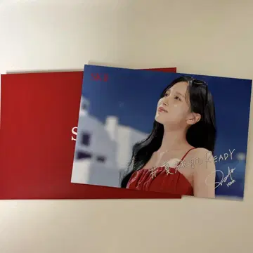 오사카 한정 SK-II 엽서 미나 TWICE # 여름피부READY?