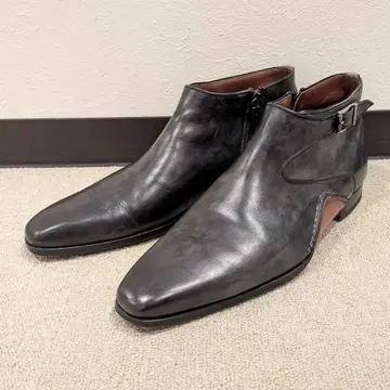새상품급 MAGNANNI 마그나니 집업 부츠 41 가죽 오팡카