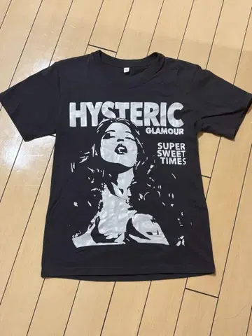 [ HYSTERIC GLAMOUR ] 그래픽 티셔츠 블랙