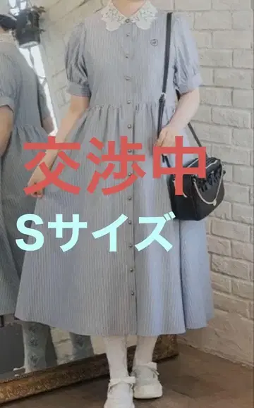 시마무라 아오키 미사코 원피스 반팔 시마미사 S m petit