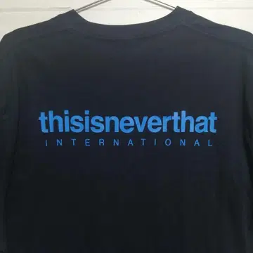 thisisneverthat 네바자 네이비 백 프린트 티셔츠 XL