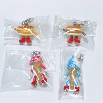 FLAVORS 메지루시 액세서리 치즈버거 치킨버거 4세트
