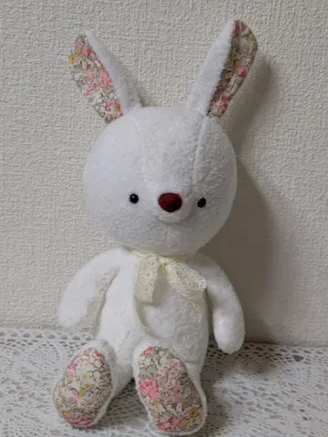 애프터눈 티 x YukoHara 콜라보 토끼 봉제 인형