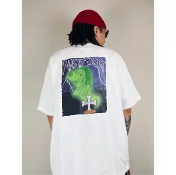 Nasty Dog Ghost Tee (White) [익명 배송]