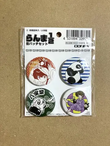 란마 1/2 캔뱃지 세트