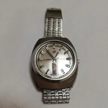 RADO 라도 오토매틱 시계 컷 글라스 시계 실버 클래식 워치