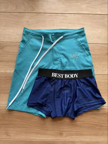 BEST BODY 트렁크 서프 팬츠 스카이블루 네이비