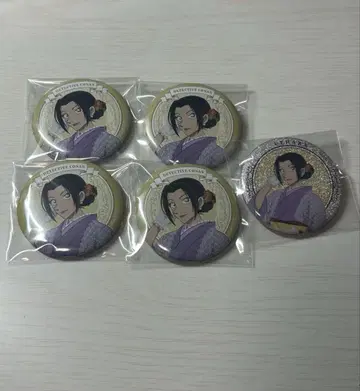 명탐정 코난 거리 산책 캔뱃지 우에하라 유이 5개 세트