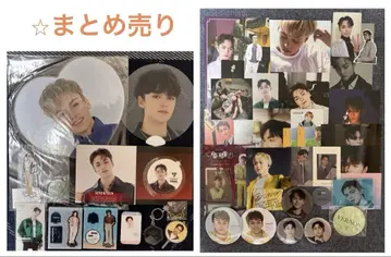SEVENTEEN 버논 굿즈 캔뱃지 부채 브로마이드 묶음 판매
