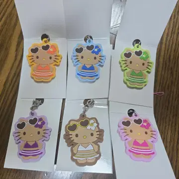 6종류 컴플리트 선탠 키티 러버 스트랩