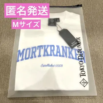도쿄 디뱅커 MORTKRANKEN 버시티 T셔츠 화이트 M 사이즈