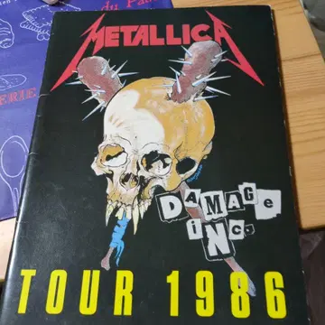 Metallica Damage Inc. 투어 팜플렛 1986