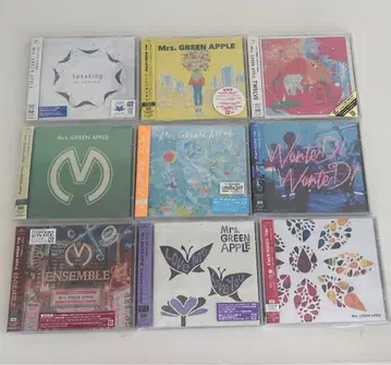 Mrs.GREEN APPLE 초회 한정판 CD 9장