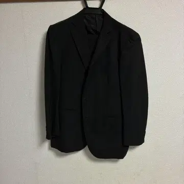 블랙 정장 자켓 싱글 브레스트