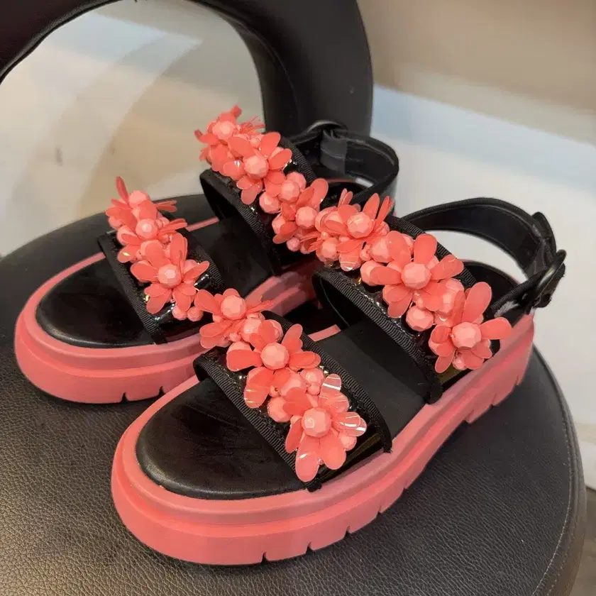 [SUECOMMA BONNIE] Poly chain sandal ヒール高さ 4.5CM/税込み SUECOMMA BONNIE] Poly chain sandal ヒール高さ 4.5CM/税込み