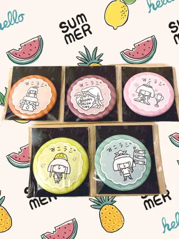 미코라지 캔뱃지