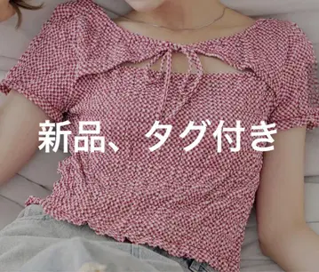 깅엄 프론트 리본 볼레로 디자인 T