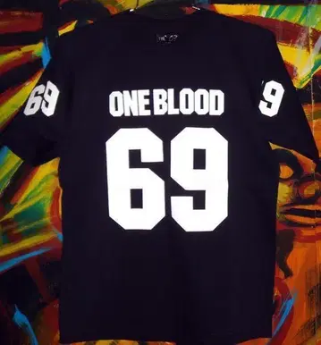 One Blood 69 티셔츠 루츠 락 레게 라스타
