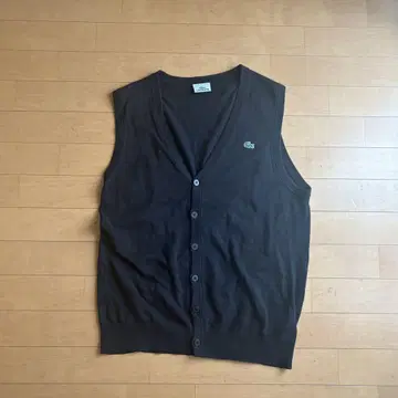 LACOSTE 블랙 베스트 사이즈 4