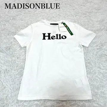 새상품급 매디슨 블루 HELLO TEE PARIS 10주년 한정판 T셔츠