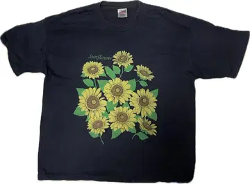 90년대 USA 오네이타 XXL 해바라기 빈티지 tee