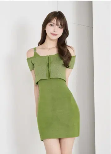 Darich 앙상블 니트 미니 원피스