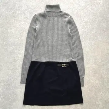 UNTITLED 언타이틀 터틀넥 원피스 구제 의류
