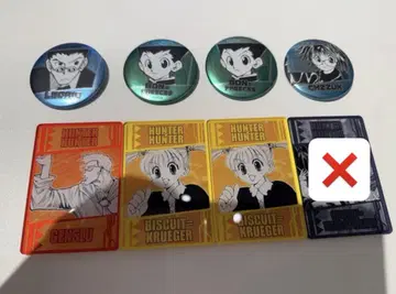 HUNTER x HUNTER 염능력 컬렉션 카드 캔뱃지