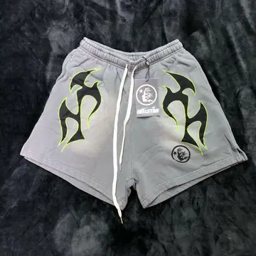 미사용 Hellstar Flame Shorts 하프 팬츠 M 사이즈