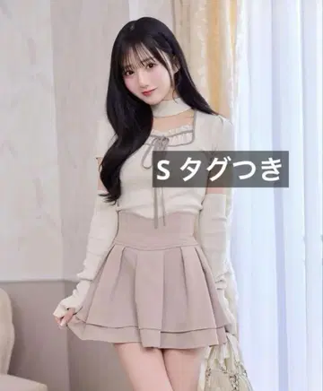 S 미셸 마카롱 슬림 레그 스커트 더스티 핑크 이너 팬츠 포함