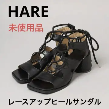 HARE [ 레이스업 힐 샌들 ] M 사이즈
