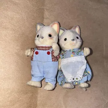 실바니안 패밀리 얼룩 고양이