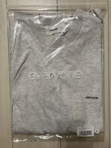 everyone 그레이 티셔츠 L 사이즈