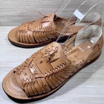 CHAMULA 참룰라 가죽 샌들 카멜 U7
