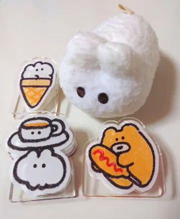 모쿠모쿠짱 / 봉제 인형 / 클립