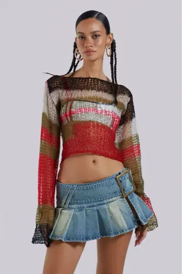 Jaded London 데님 스커트