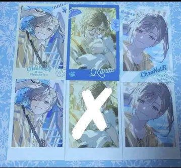 니지산지 ChroNoiR Blue Memories 폴라로이드 카드 카나에