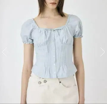 MOUSSY / PIN TUCK FIT 블라우스