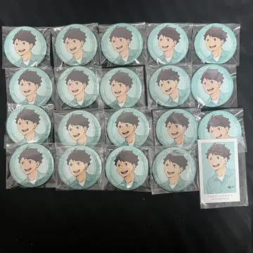 하이큐 오이카와 토오루 도부 동물공원 캔뱃지 특전 카드 묶음 판매